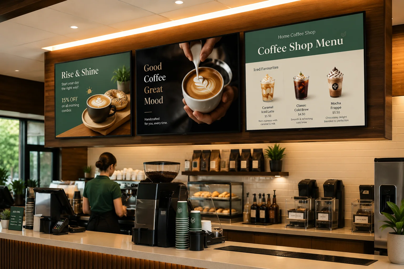 Cafeteria & Common Area Displays